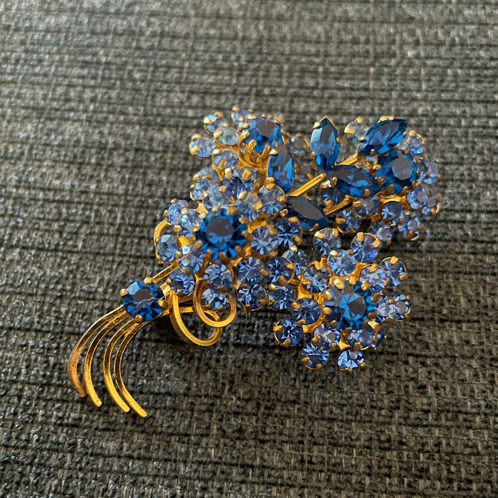 Vintage Austrian Crystal Brooch